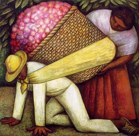 The Flower Carrier. Diego Rivera. 1935.