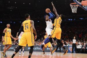 Carmelo meet Hibbert. Hibbert. Carmelo.