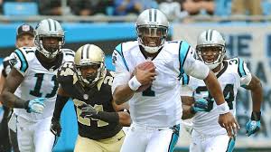 Cam Newton at his best, on the run.
