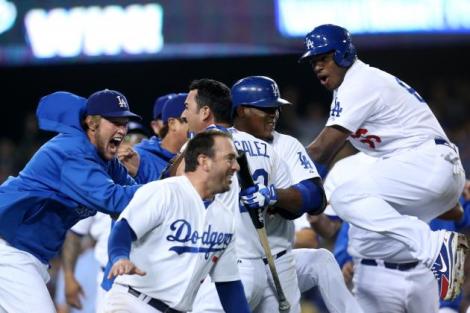 The Dodger players can't believe how much money has been spent on their team.