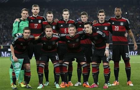 The multicultural diversity of the German national soccer team.