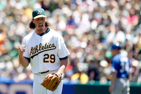 Jeff Samardzija is happy if you can pronounce his name on the first try.