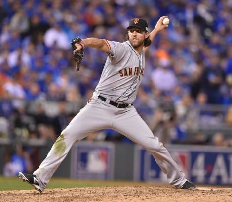Big Madison Bumgarner of the San Francisco Giants.