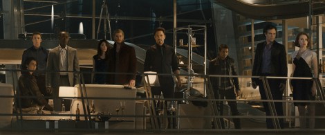The Avengers getting interrupted by the demands of narrative.