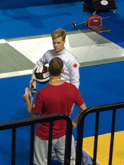 Yes, all Modern Pentathletes are as handsome as Josh Riker-Fox.