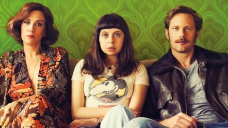 The film stars Bel Powley, but also that moustache.