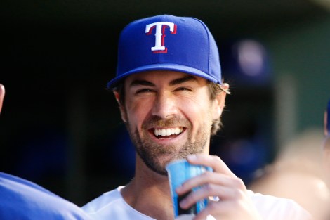 When asked about finding weaknesses in the Toronto line-up, Hamels became hysterical. 
