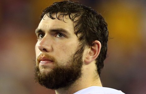 Andrew Luck looks worried. He should be.