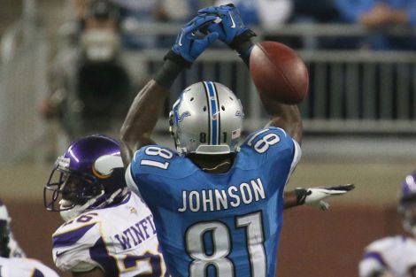 Whoops! Calvin Johnson did not play his best this past weekend.